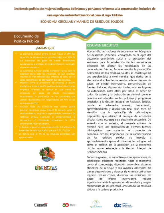 Economia circular Economía circular y manejo de residuos sólidos